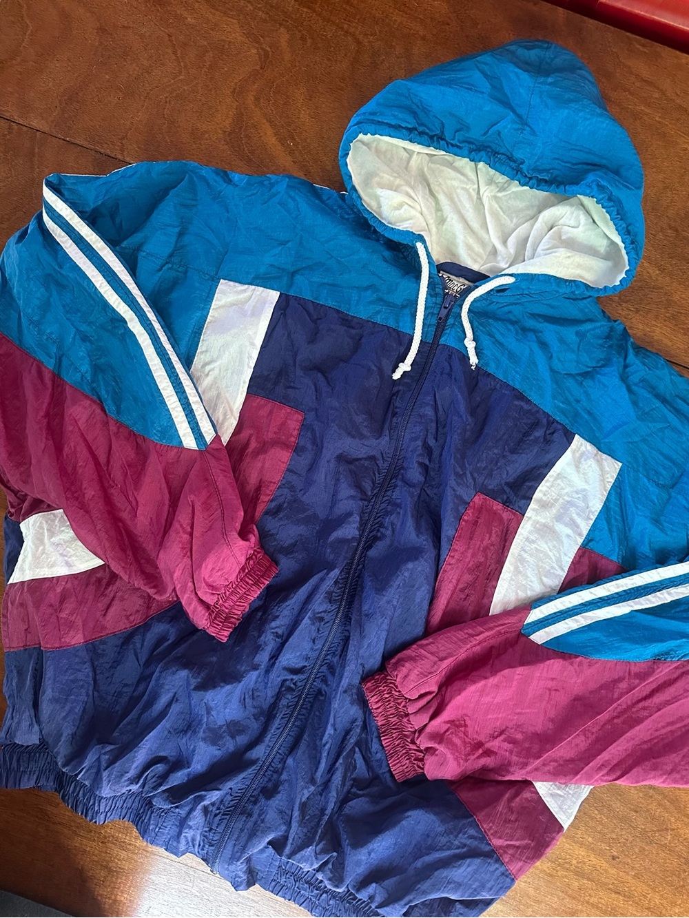 Vintage 90s Kmart MacGregor Hooded Windbreaker Men’s L With Tags Unworn